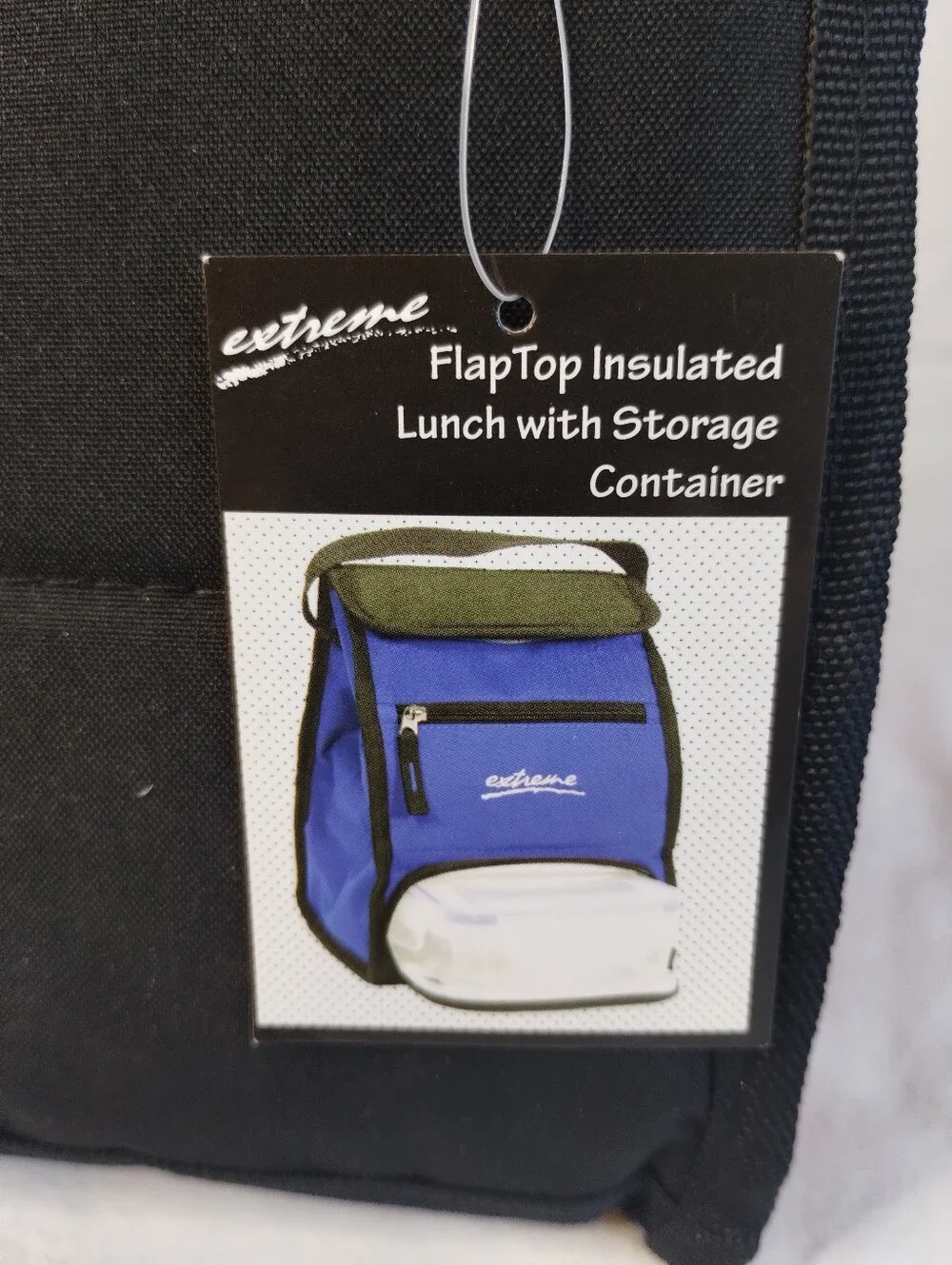 Extreme Pak dual-compartment insulated lunch box cooler bag